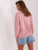 Sweter AT-SW-2231A.99P jasny różowy