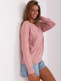 Sweter AT-SW-2231A.99P jasny różowy