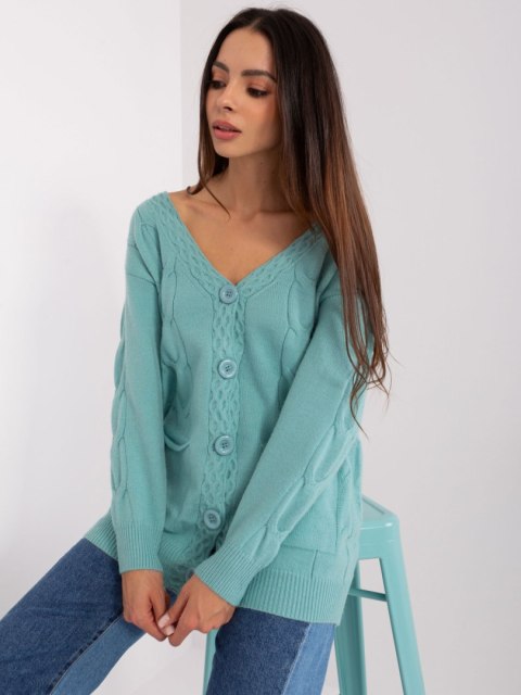 Sweter AT-SW-2241.36P mietowy Sweter AT-SW-2241.36P mietowy