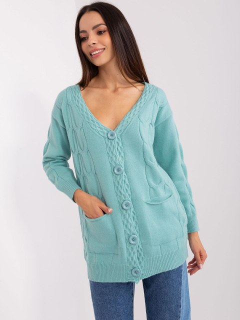 Sweter AT-SW-2241.36P mietowy Sweter AT-SW-2241.36P mietowy