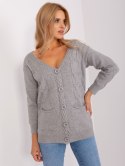 Sweter AT-SW-2241.36P szary