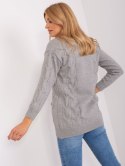 Sweter AT-SW-2241.36P szary