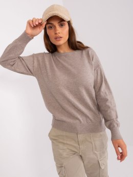 Sweter AT-SW-2325.95P ciemny bezowy
