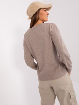 Sweter AT-SW-2325.95P ciemny bezowy