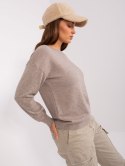 Sweter AT-SW-2325.95P ciemny bezowy