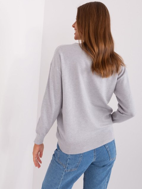 Sweter AT-SW-2325.95P jasny szary Sweter AT-SW-2325.95P jasny szary