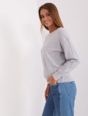 Sweter AT-SW-2325.95P jasny szary