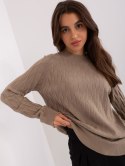 Sweter AT-SW-2326.37X ciemny bezowy