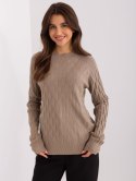 Sweter AT-SW-2326.37X ciemny bezowy