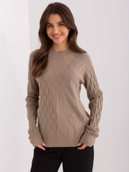 Sweter AT-SW-2326.37X ciemny bezowy