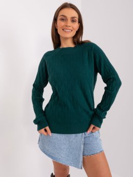 Sweter AT-SW-2326.37X ciemny zielony