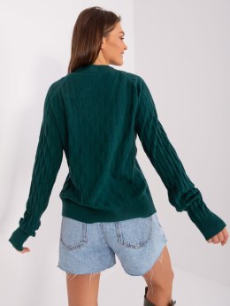 Sweter AT-SW-2326.37X ciemny zielony