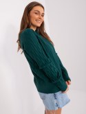 Sweter AT-SW-2326.37X ciemny zielony