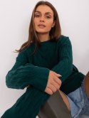 Sweter AT-SW-2326.37X ciemny zielony