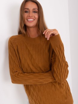 Sweter AT-SW-2326.37X jasny brązowy