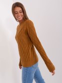Sweter AT-SW-2326.37X jasny brązowy
