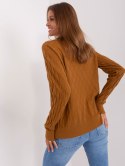 Sweter AT-SW-2326.37X jasny brązowy