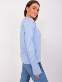 Sweter AT-SW-2326.37X jasny niebieski