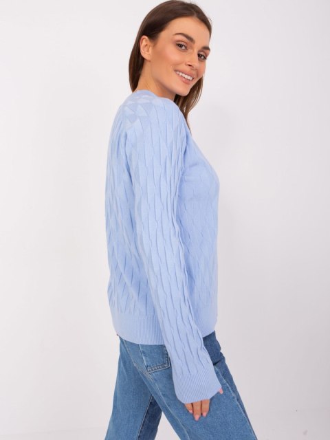 Sweter AT-SW-2326.37X jasny niebieski Sweter AT-SW-2326.37X jasny niebieski