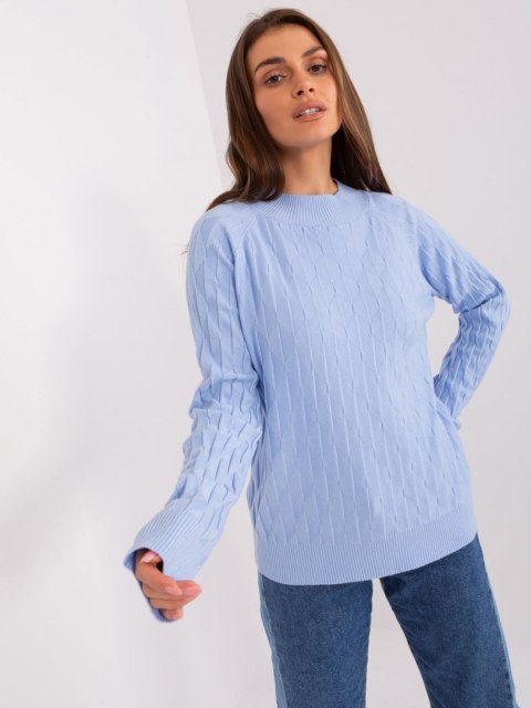 Sweter AT-SW-2326.37X jasny niebieski Sweter AT-SW-2326.37X jasny niebieski