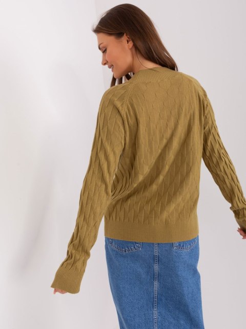 Sweter AT-SW-2326.37X oliwkowy Sweter AT-SW-2326.37X oliwkowy