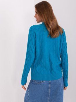 Sweter AT-SW-2326.37X turkusowy
