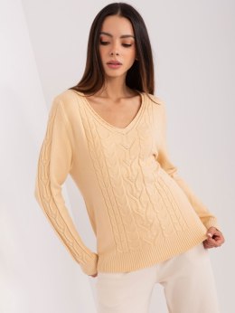 Sweter AT-SW-2329.98P beżowy