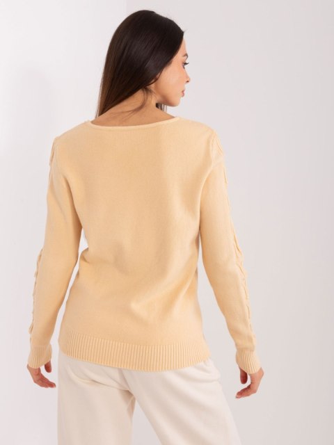 Sweter AT-SW-2329.98P beżowy Sweter AT-SW-2329.98P beżowy