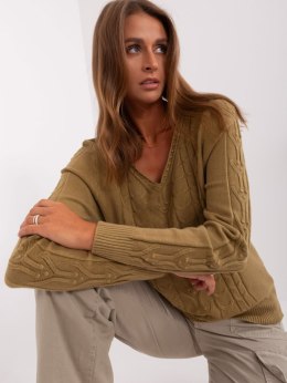 Sweter AT-SW-2329.98P oliwkowy
