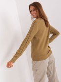 Sweter AT-SW-2329.98P oliwkowy