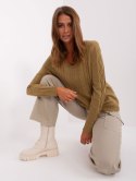 Sweter AT-SW-2329.98P oliwkowy