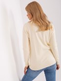 Sweter AT-SW-232901.25X jasny beżowy