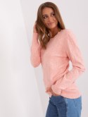 Sweter AT-SW-232901.25X jasny różowy