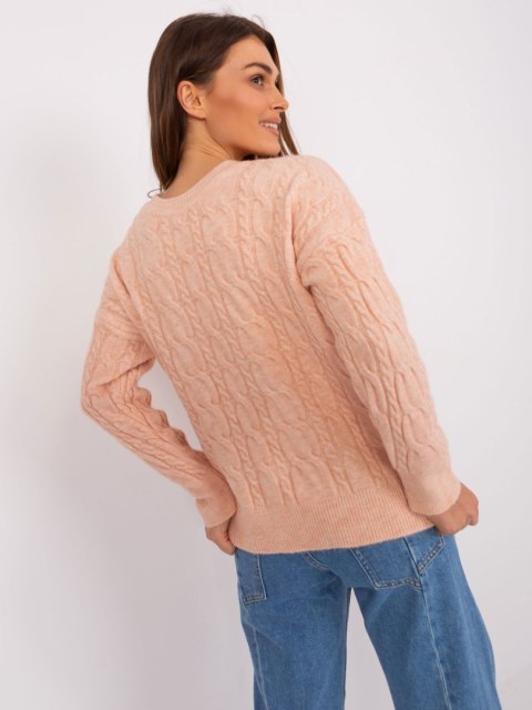 Sweter AT-SW-2335-1.68P brzoskwiniowy Sweter AT-SW-2335-1.68P brzoskwiniowy