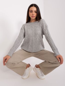 Sweter AT-SW-2335-1.68P szary