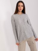 Sweter AT-SW-2335-1.68P szary
