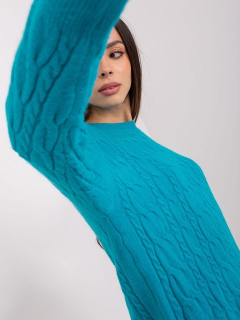 Sweter AT-SW-2335-1.68P turkusowy Sweter AT-SW-2335-1.68P turkusowy