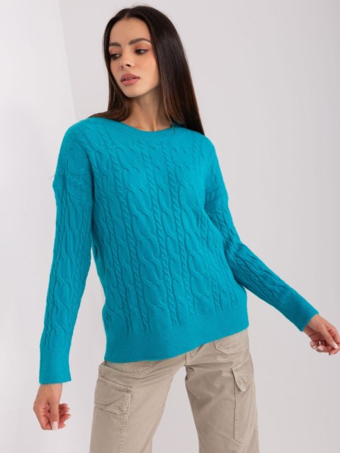 Sweter AT-SW-2335-1.68P turkusowy Sweter AT-SW-2335-1.68P turkusowy