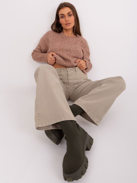 Sweter AT-SW-2335.27 ciemny bezowy Sweter AT-SW-2335.27 ciemny bezowy
