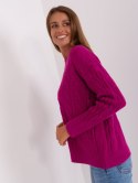 Sweter AT-SW-2335.27 fioletowy
