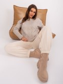 Sweter AT-SW-2335.27 jasny beżowy