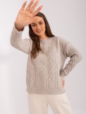 Sweter AT-SW-2335.27 jasny beżowy