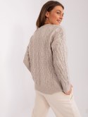 Sweter AT-SW-2335.27 jasny beżowy