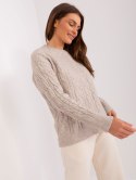 Sweter AT-SW-2335.27 jasny beżowy