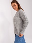 Sweter AT-SW-2335.27 szary