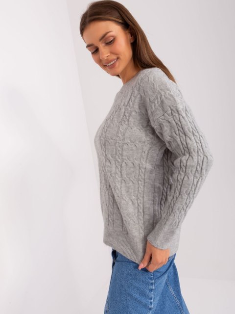 Sweter AT-SW-2335.27 szary Sweter AT-SW-2335.27 szary