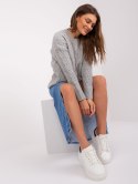 Sweter AT-SW-2335.27 szary