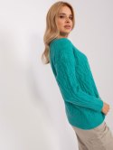 Sweter AT-SW-2335.27 turkusowy