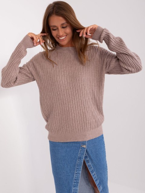 Sweter AT-SW-2338.14P ciemny bezowy Sweter AT-SW-2338.14P ciemny bezowy