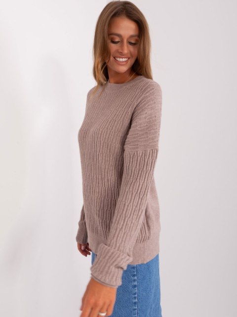 Sweter AT-SW-2338.14P ciemny bezowy Sweter AT-SW-2338.14P ciemny bezowy